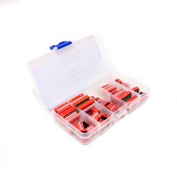 Pro-Range 45PCS DIP 2.54mm 1-9P Flat Dial Switch Kit image 2