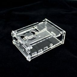 Acrylic Case for Raspberry PI 4 Model B with Cooling Fan Slot image 2