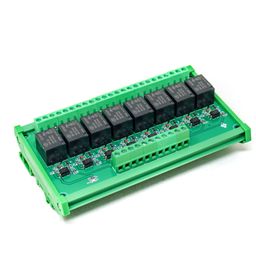 24V 8 Channels Relay, Module High and Low, Triggering Optocoupler, Isolation Relay Module, PLC Signal Amplifier,Board image 1