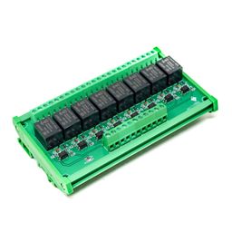 5V 8 Channels Relay, Module High and Low, Triggering Optocoupler, Isolation Relay Module, PLC Signal Amplifier, Board image 1