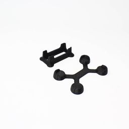 3D Printed Raspberry Pi 4 Case Stand Black image 1