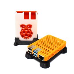 3D Printed Raspberry Pi 4 Case Stand Black image 2