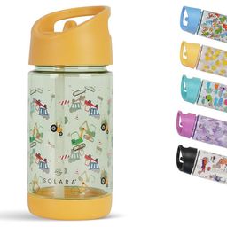 Solara Kids Pattern Water Bottle, Construction -400 ML-image-76