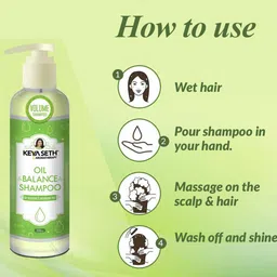 KEYA SETH Oil Balance Volume Shampoo for Oily Scalp - Anti-Dandruff - 200ml image 4