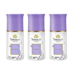 YARDLEY LONDON Set Of 3 English Lavender Deodorant Roll-On - 50 ml Each image 1