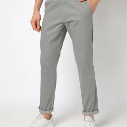 netplay Men Patterned Regular Fit Flat-Front Chinos image 1