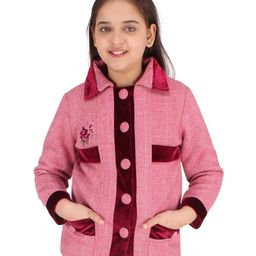 cutecumber Textured Button-Front Jacket image 1