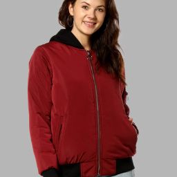 campus sutra Zip-Front Jacket with Insert Pockets image 1