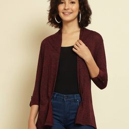 trend arrest Printed Front-Open Shrug image 1