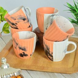 fabinaliv Set of 6 Printed Ceramic Cups image 1