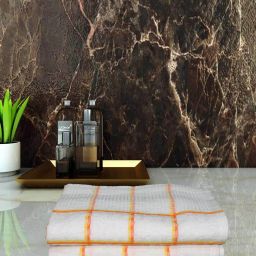 athom living Set of 3 Check Hand Towel image 1