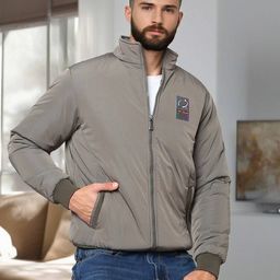 fort collins Zip-Front Bomber Jacket with Slip Pockets image 1