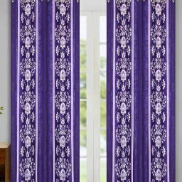 good homes Set of 2 Floral Print Window Curtains image 1