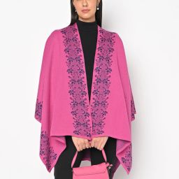 american eye Intarsia Open-Front Shrug image 1