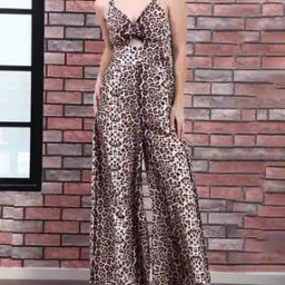 Shein Strappy Sleeve Front Twisted Smocked Jumpsuits-image-81