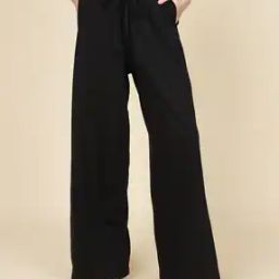 Shein Full Length High Rise Baggy Fit Trouser-image-80