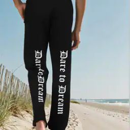 Shein Activewear Typographic Back Print Straight Track Pants-image-86