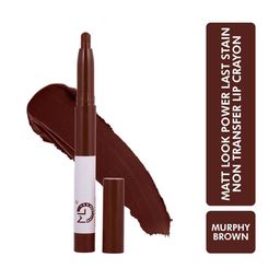 matt look Power Last Lip Stain Crayon Lipstick - Murphy Brown image 1