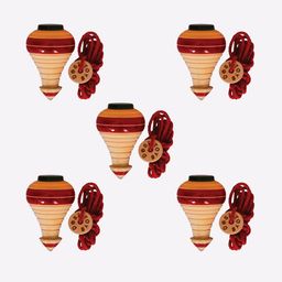 folktales Set of 5 Spinning Tops image 1