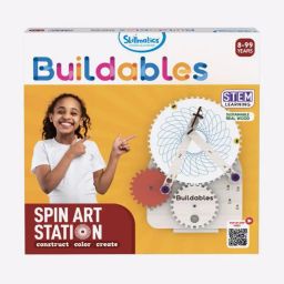 skillmatics Build & Learn Buildables Spin Art Station image 1
