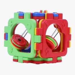toyzone Rattle Block Puzzle Cube image 1