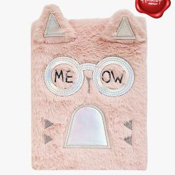 luvley Fancy Fluffy Cat Plush Notebook image 1