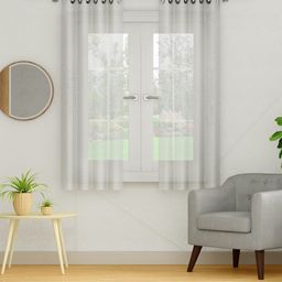 portico Set of 2 Geometric Print Window Curtains image 1