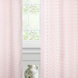 portico Set of 2 Geometric Print Window Curtains image 1