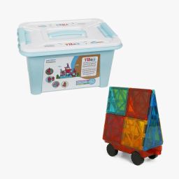 toyden Magnetic Building Tiles Constructing & Creative Learning image 1