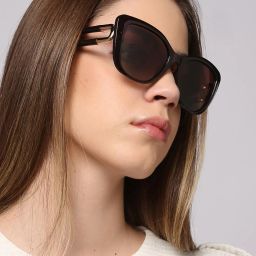 outryt by azorte Women UV-Protected Cat-Eye Sunglasses-TSS24OTEW002 image 1