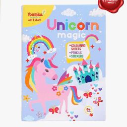youreka Art & Craft Unicorn Magic Colouring Kit image 1