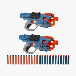nerf Set of 2 Elite 2.0 Commander RD-6 Blaster with Rotating Drum image 1