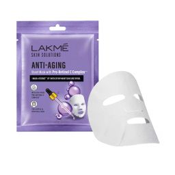 lakme Solutions Sheet Mask Anti Aging with Pro Retinol C Complex image 1