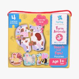 pepplay My First Farm Animals Touch & Feel Puzzles image 1