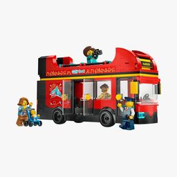 lego City Red Double-Decker Sightseeing Bus Toy image 1