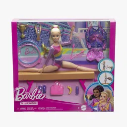 barbie Plastic Gymnast Play Set image 1