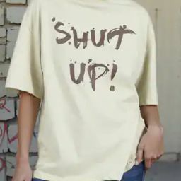 Shein Drop Shoulder Typographic Chest Print Oversized Fit Tshirt-image-77
