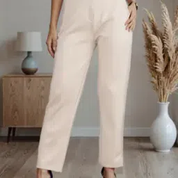 Shein Ankle Length Pleated Pants with Pockets-image-77