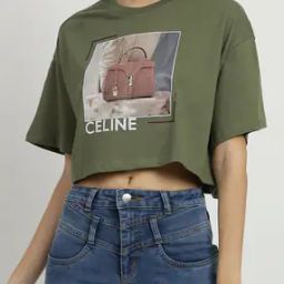 Shein Drop Shoulder Graphic Chest Print Boxy Fit Crew Tshirt-image-52