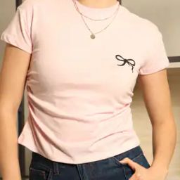 Shein Graphic Placement Print Side Ruched Crew Tshirt-image-50