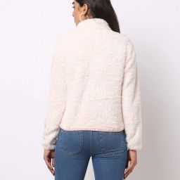 iscenery by vero moda Zip-Front Sherpa Jacket image 2