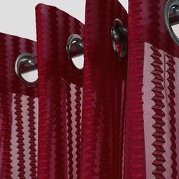 cortina eyelet curtain Set of 2 Sheer Window Curtains image 2