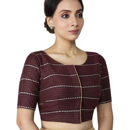 rene Striped Front-Open Blouse image 2