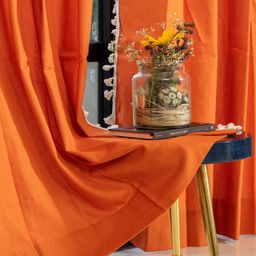 urban space Window Eyelets Curtain with Tassels image 2