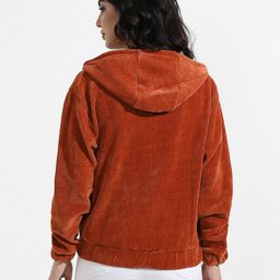 campus sutra Zip-Front Hoodie with Insert Pockets image 2