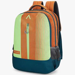 aristocrat Striped Backpack with Adjustable Straps image 2