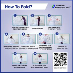 classic mosquito net King Size Foldable Mosquito Net image 2