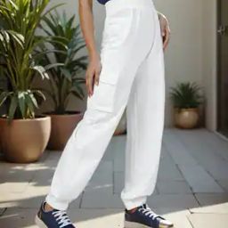 Shein Full Length High Rise Relaxed Fit Jogger With Pockets-image-83