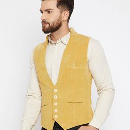 even Textured Nehru Jacket with Insert Pockets image 2