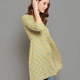 antaran Checked Flared Tunic image 2